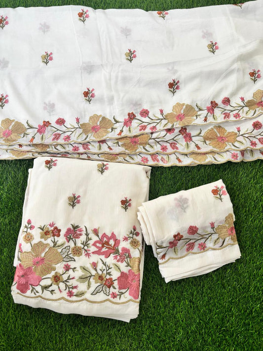 Vichitra silk salwar unstiched |VSW01